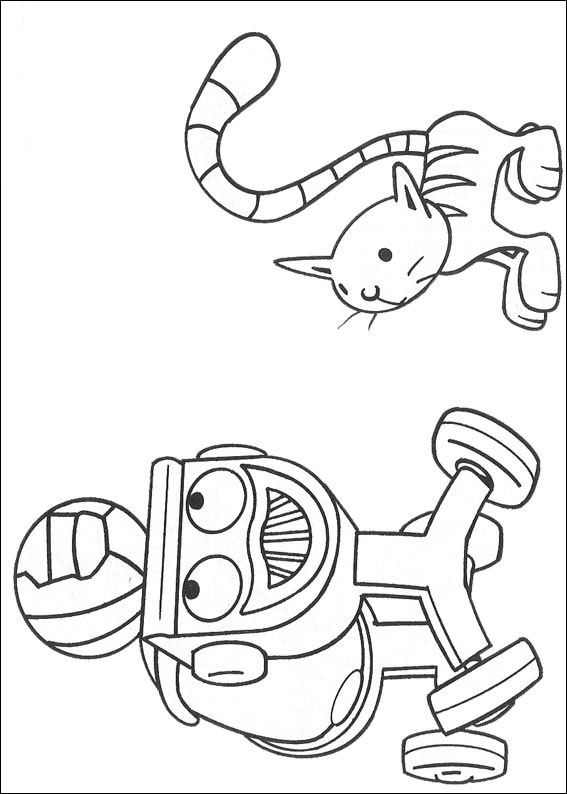 Plansa de colorat cu Bob Constructorul 9 89